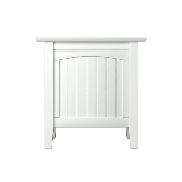 AFI Nantucket Set of 2 White Rectangular Chair Side Table