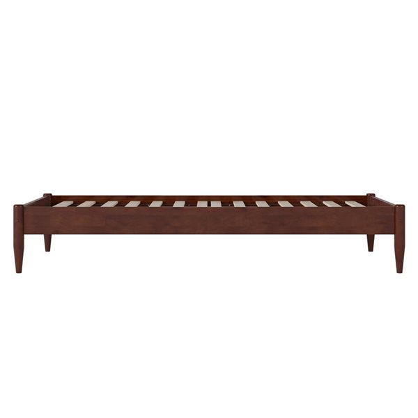 AFI Pasadena 12" Twin XL Low Profile Platform Bed in Walnut