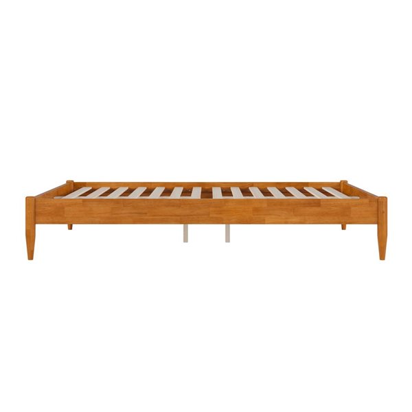 AFI Pasadena 12" Queen Low Profile Platform Bed in Light Toffee