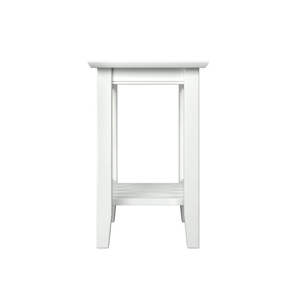 AFI Mission Set of 2 White Rectangular End Table