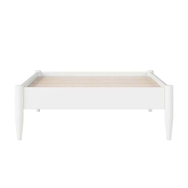 AFI Pasadena 14" Twin XL Low Profile Platform Bed in White