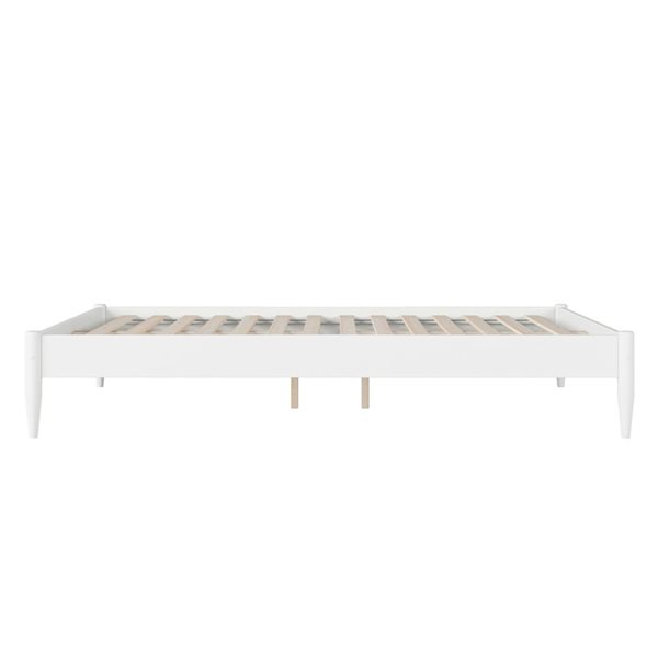 AFI Pasadena 14" Queen Low Profile Platform Bed in White