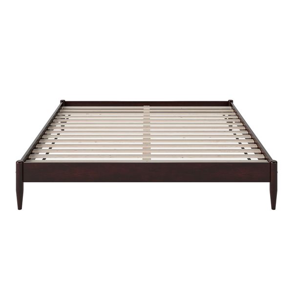AFI Pasadena 12" King Low Profile Platform Bed in Espresso