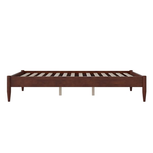 AFI Pasadena 14" Full Low Profile Platform Bed in Walnut