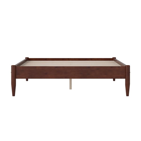 AFI Pasadena 14" Full Low Profile Platform Bed in Walnut
