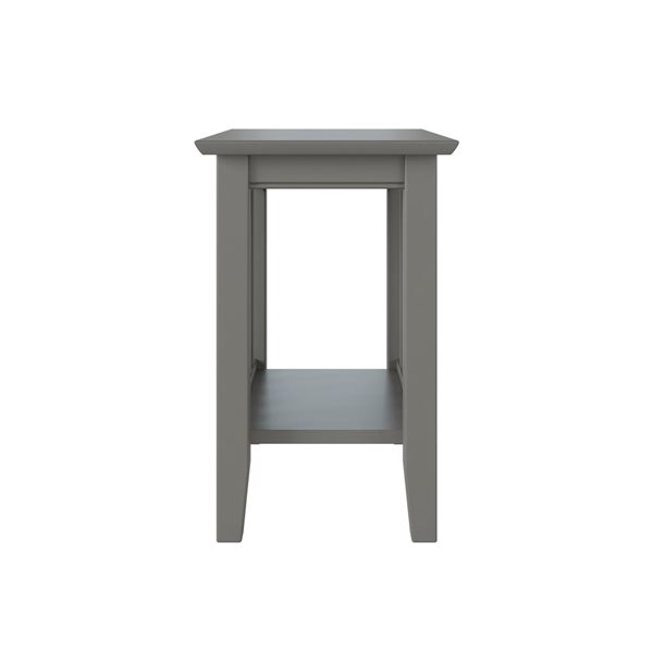 AFI Mission Set of 2 Gray Rectangular Chair Side Table