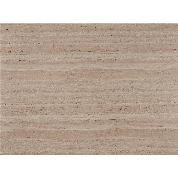 Tuiles murales autocollantes en vinyle par Décor WOW 12 x 24 po beige travertin, 10/pqt