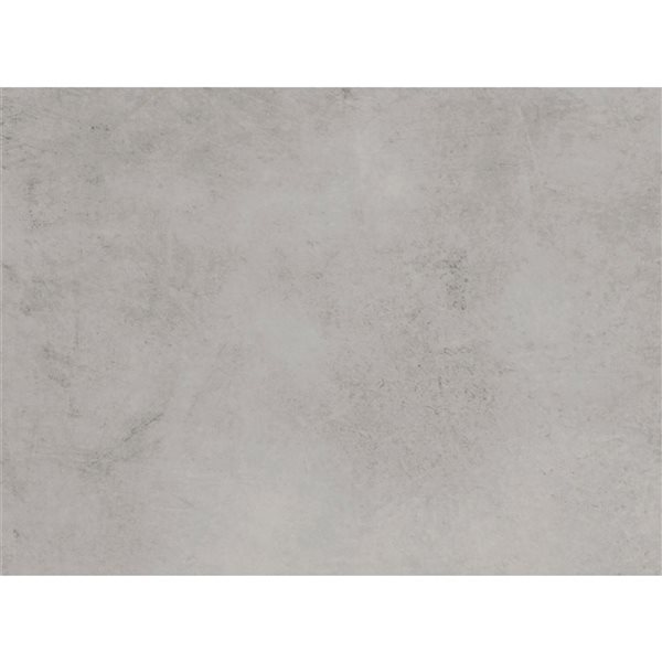 Tuiles murales autocollantes en vinyle par Décor WOW 12 x 24 po gris pâle Luxor, 10/pqt