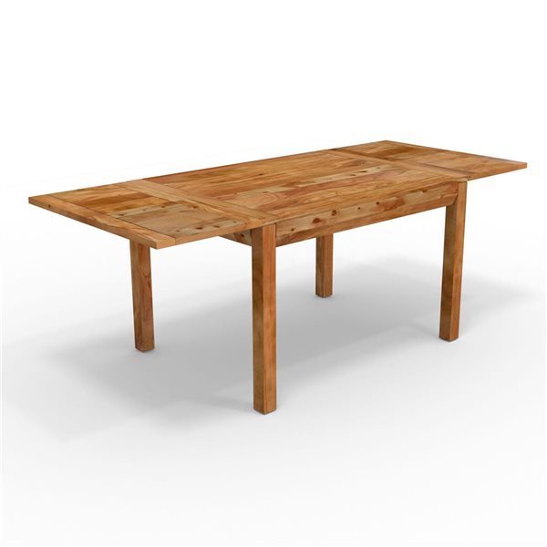 MobX 47 to 83-in Extendable Indoor Acacia Wood Dining Table - Legs Included