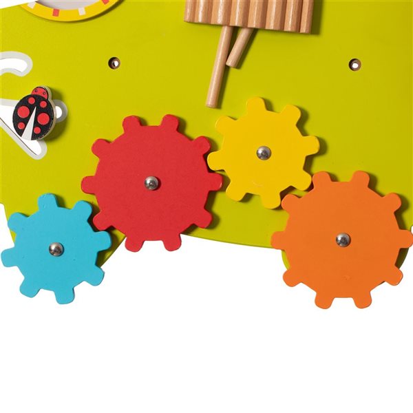 ShpilMaster Wooden Sensory Alligator Shaped Toddler Wall Game