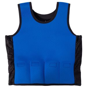 ShpilMaster Weighted Sensory Compression Vest Therapy Integartion , ADHD- Large - Blue