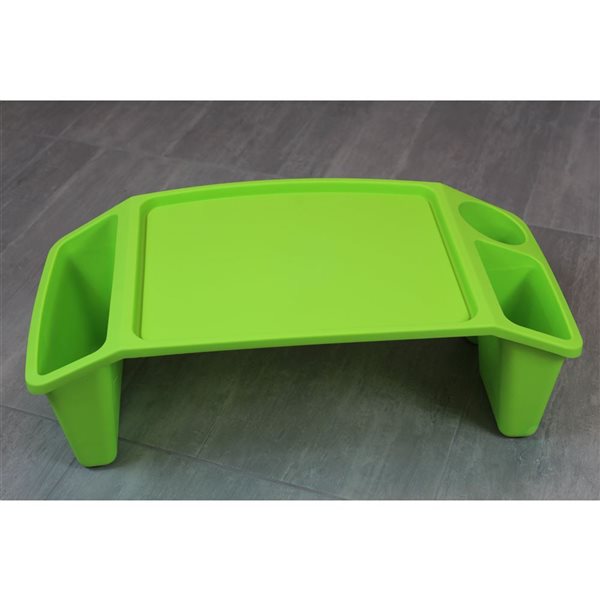 Basicwise Green Kids Lap Desk Portable Activity Table