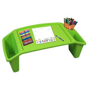 Basicwise Green Kids Lap Desk Portable Activity Table