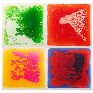 ShpilMaster Multicoloured Sensory Liquid Gel Floor Tiles - 4-Pack