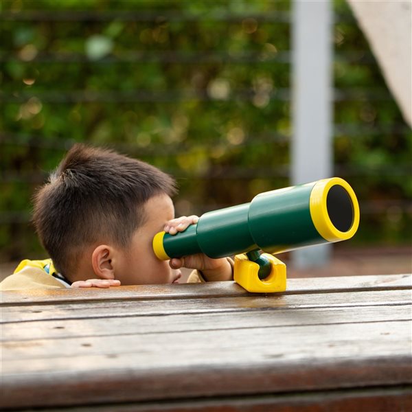 PLAYBERG Kids Green Plastic Outdoor Playground Telescope