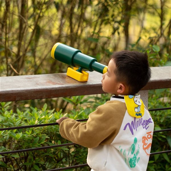 PLAYBERG Kids Green Plastic Outdoor Playground Telescope