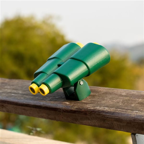 PLAYBERG Kids Green Plastic Outdoor Playground Double Telescope