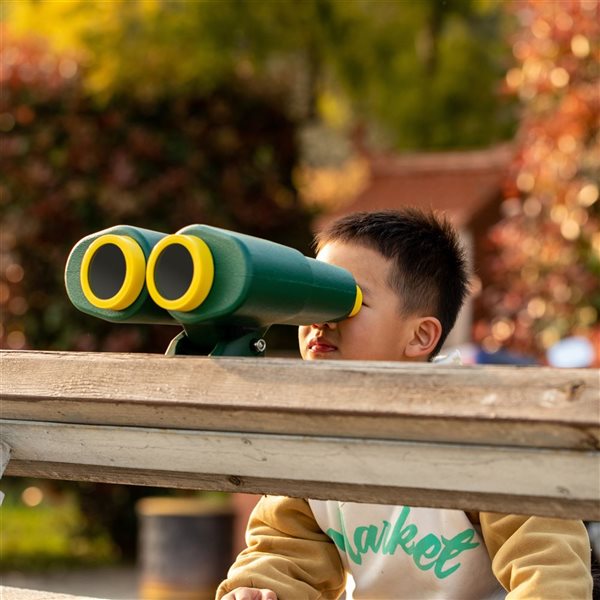 PLAYBERG Kids Green Plastic Outdoor Playground Double Telescope