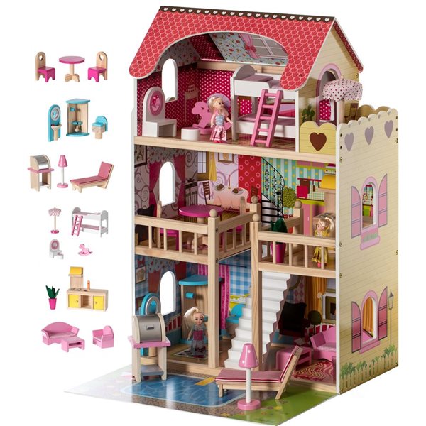 Basic wooden dolls house online