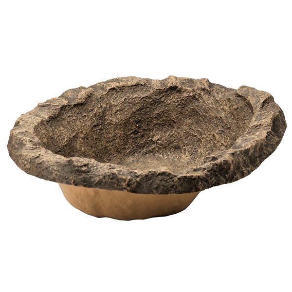 Gardenised Flower 17 Gallon Beige Faux Rock Garden Decorative Water Pond
