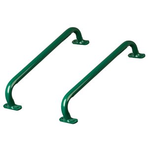 PLAYBERG Kids Green Metal Safety Grab Handles Set