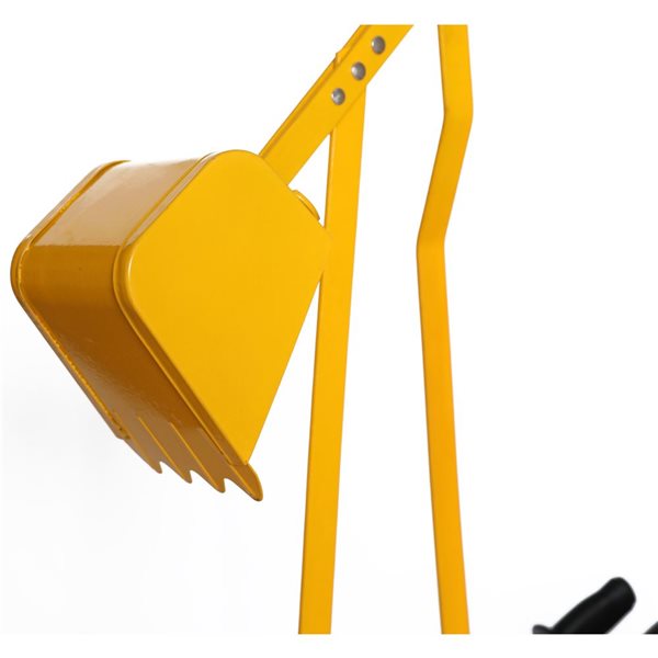 PLAYBERG Yellow Metal Sand Digger Toy Crane for Sandbox