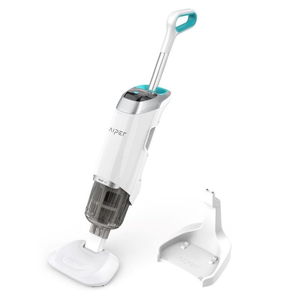 Aspirateur de piscine à main Pilot V2 d'Aiper rechargeable avec borne de recharge