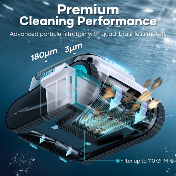 Aiper Scuba N1 Pro Cordless Robotic Pool Cleaner