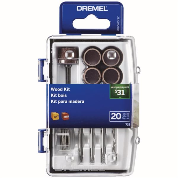 Dremel 20-Piece Wood Working Accessory Kit