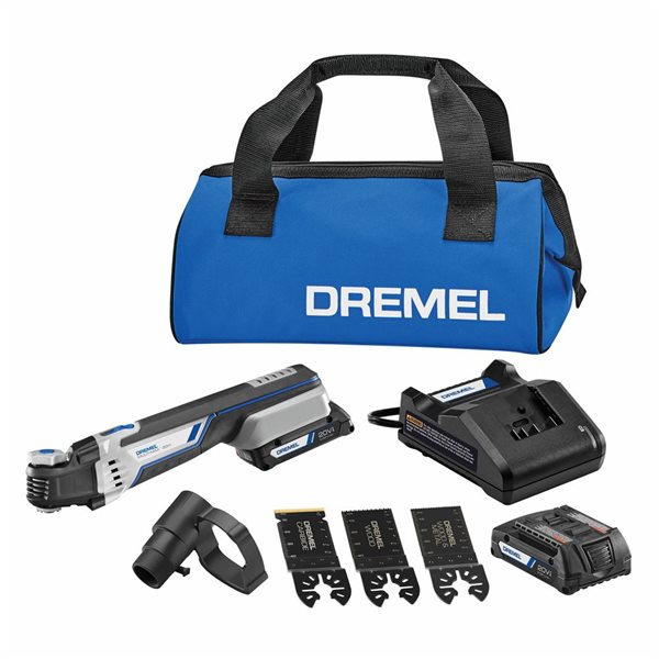 Dremel Multi-Max MM20V Cordless Compact Oscillating Tool Kit w/ 1 battery