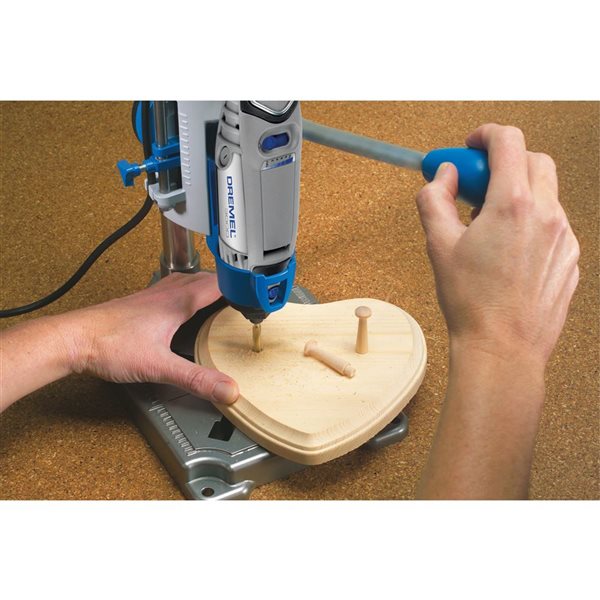 Dremel 220-01 WorkStation- Small Drill Press, Rotary Tool Holder and Flex Shaft Holder