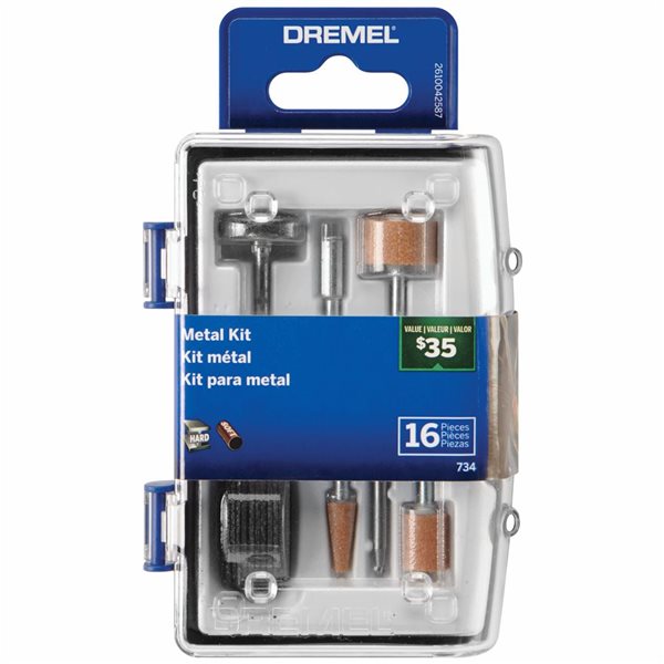 Ensemble micro accessoire pour métal Dremel 16 pièces