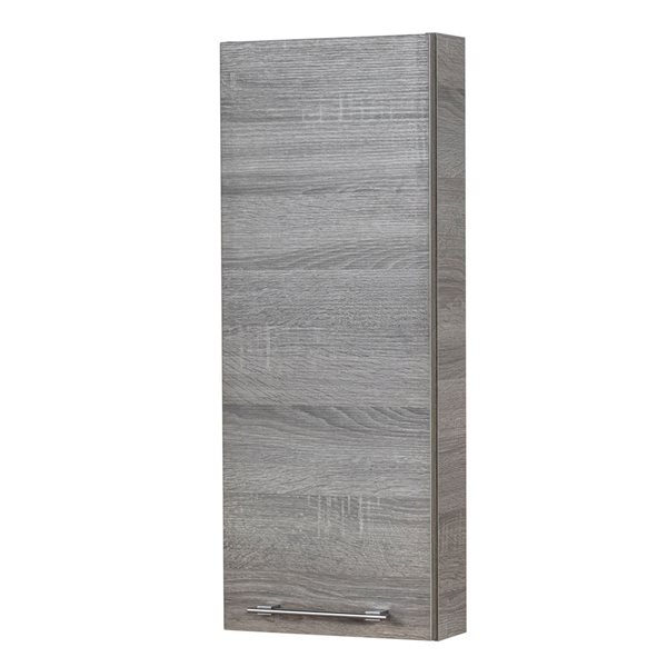 Armoire à pharmacie Dorato, 1 porte 2 tablettes, gris