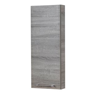 Armoire à pharmacie Dorato, 1 porte 2 tablettes, gris