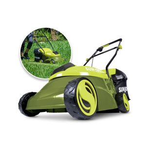 Sun Joe 14-in 28-V Max Lithium-Ion 4-Amp Cordless Push Lawn Mower w/Brushless Motor