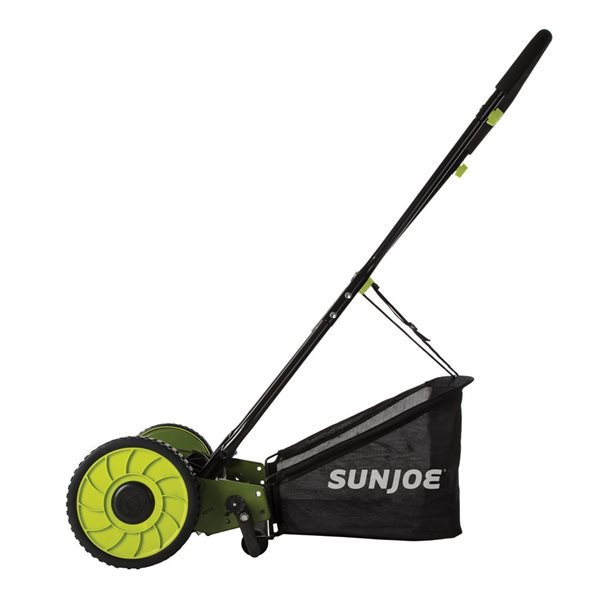Sun Joe 16-in Manual Reel Lawn Mower with Grass Catcher MJ500M