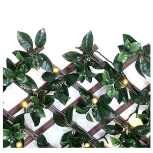 Treillis extensible Gardenia avec lumières de everhome, 18 x 90 po, 2/pqt