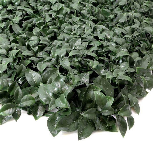 everhome Ficus Artificial Hedge Wall Panel - 3.28 x 3.28-ft - 1/Pack