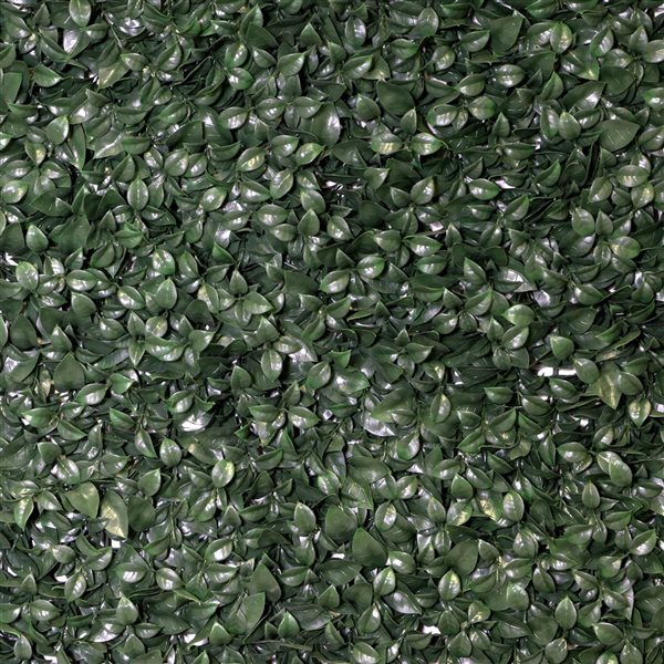 everhome Ficus Artificial Hedge Wall Panel - 3.28 x 3.28-ft - 1/Pack