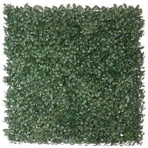 everhome Ficus Artificial Hedge Wall Panel - 3.28 x 3.28-ft - 1/Pack