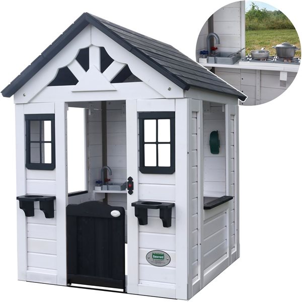 Backyard Discovery Sweetwater Children Playhouse - White