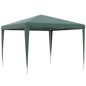 Outsunny 10-ft x 10-ft Green Folding Garden Canopy Tent