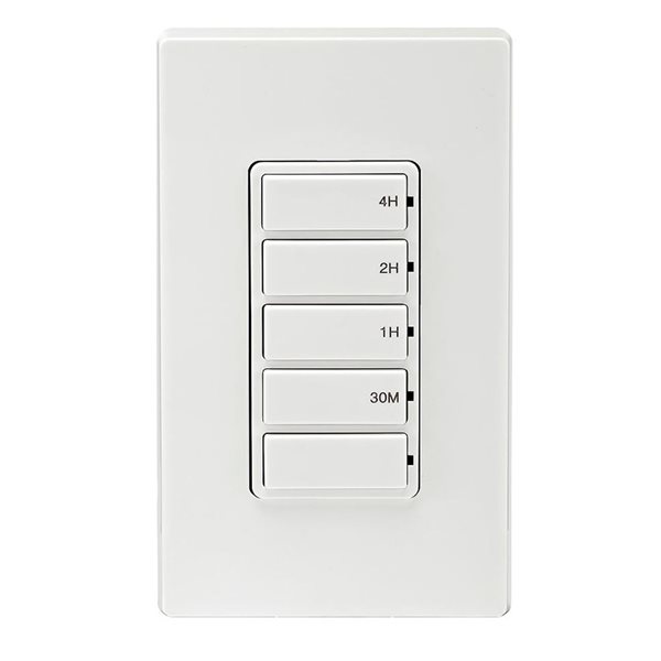 WarmlyYours White Hardwired 4-Setting Countdown Wall-Mount Timer