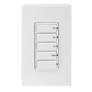 WarmlyYours White Hardwired 4-Setting Countdown Wall-Mount Timer