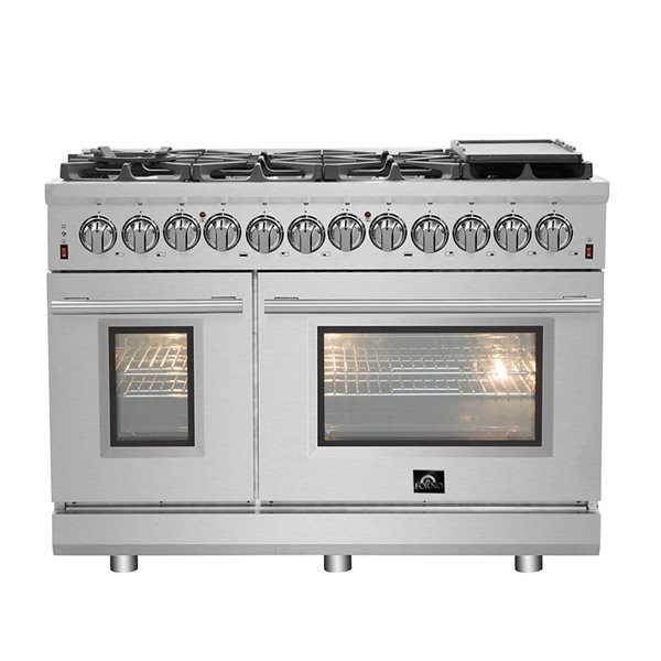 Forno Massimo 48-on Freestanding Dual Fuel Range