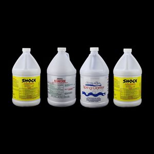 Pool Central 4 Piece Crystal-Aqua Swimming Pool Opening Kit