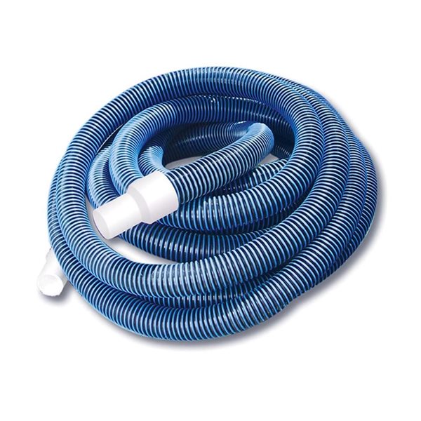 Pool Central 24-ft x 1.25-in Spiral Wound EVA Pool Vacuum Hose w/ Cuff