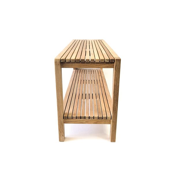 Banc de douche  en teck Fiji par ARB Teak & Specialties 47 po avec tablette