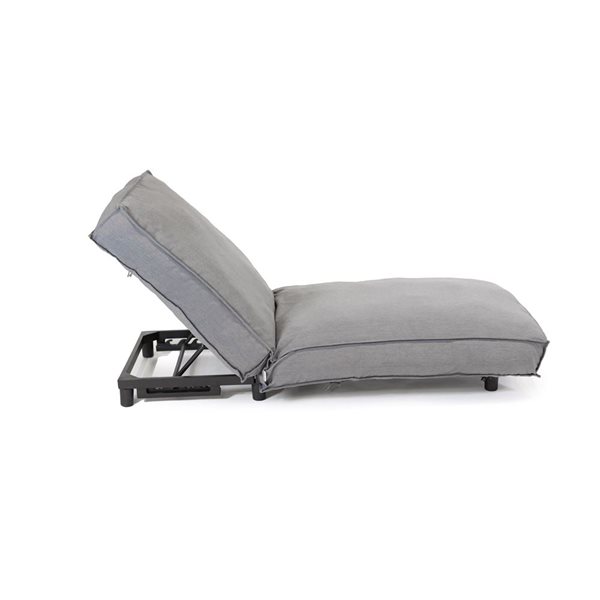 Outdoorz Essentials Fun Lounger Light Grey Patio Lounge Chair