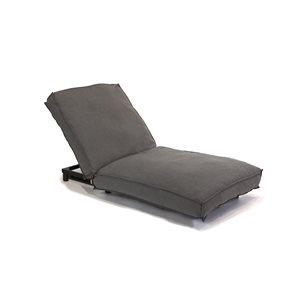 Outdoorz Essentials Fun Lounger Gray Patio Lounge Chair